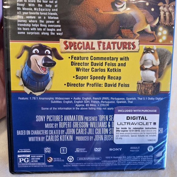 🌴3/$15🌴 OPEN SEASON DVD Animation PROMO 2016 Sony Brand New Sealed - Picture 6 of 7